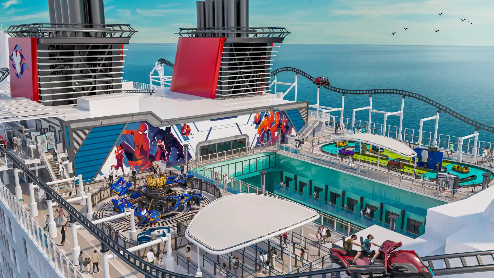 Marvel landing The Super Hero Zone