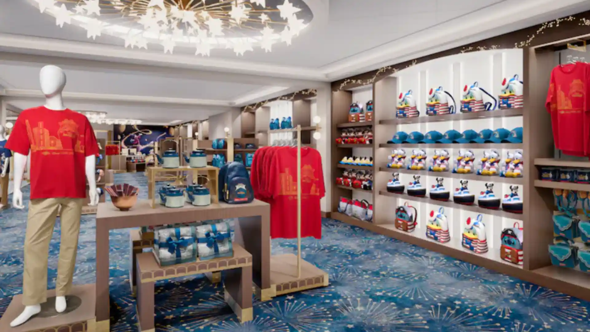 Disney Adventure Cruise Ship onboard shopping