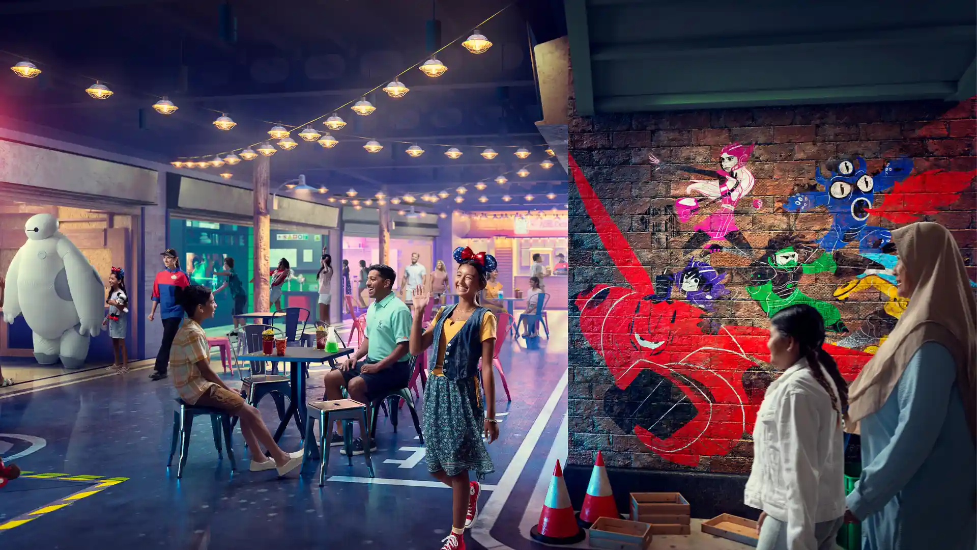 San Fransokyo Street – Big Hero 6 Entertainment District