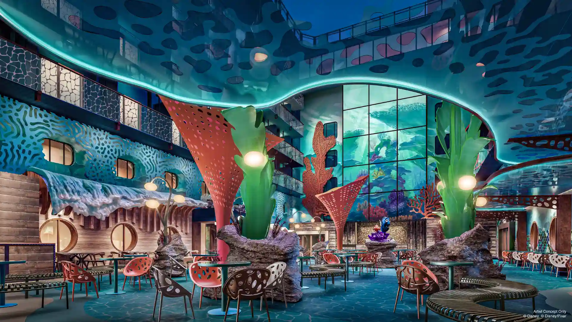 Discovery Reef – Undersea Dining & Retail