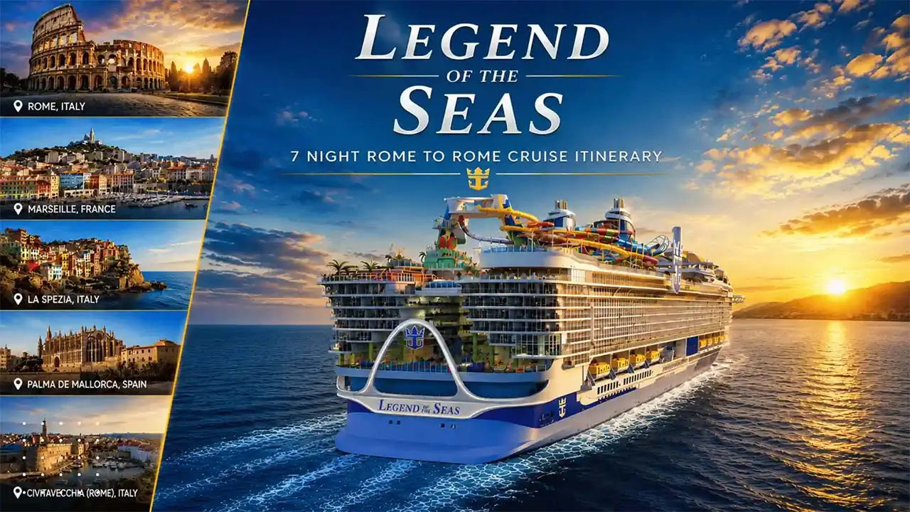 7-Night Royal Caribbean's Legend of the Seas Rome to Rome Itinerary (Europe Cruise Guide)