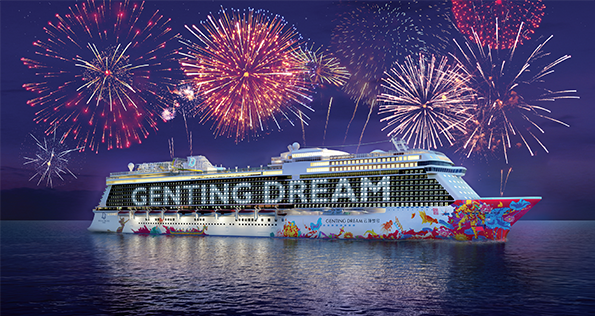 Luxury overwater villa with tropical scenery